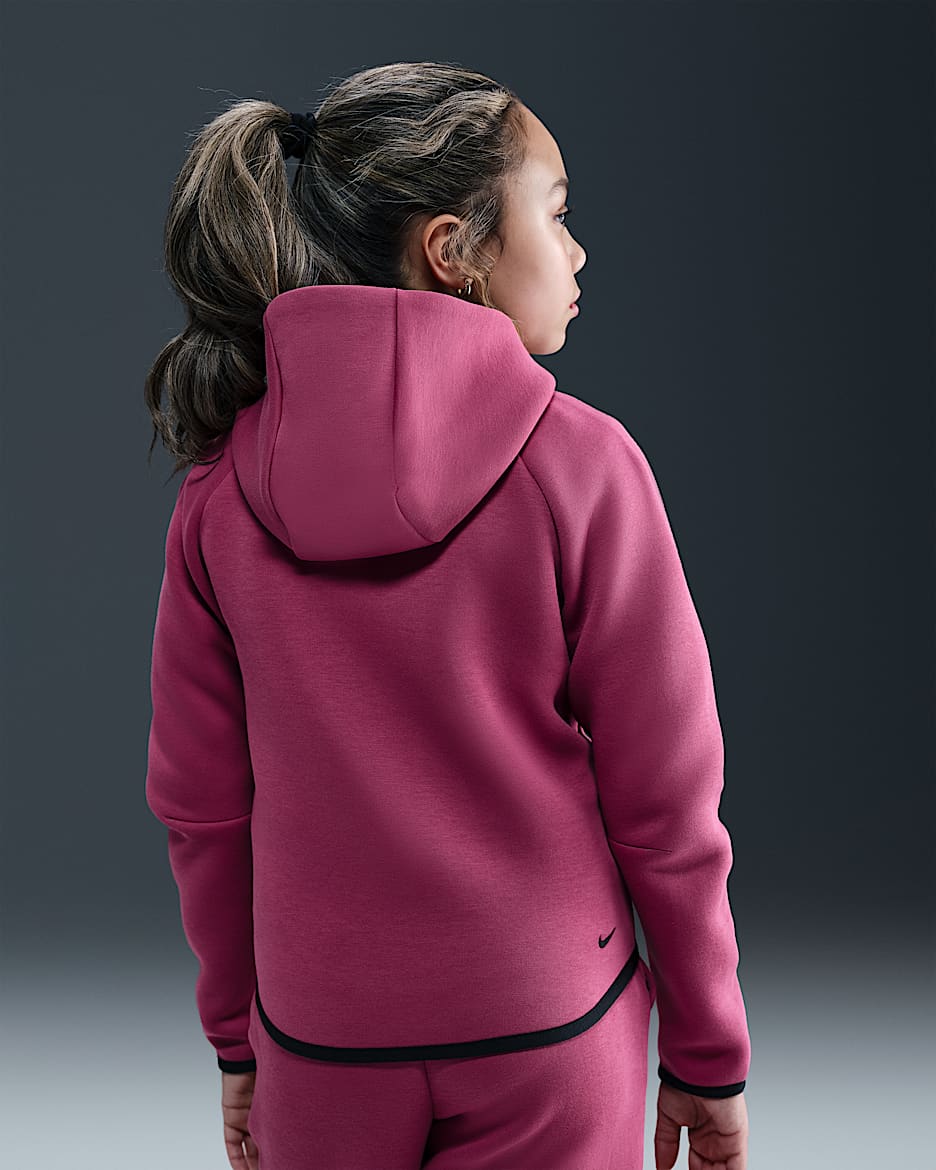 Nike Sportswear Tech Fleece Girls' Full-Zip Hoodie