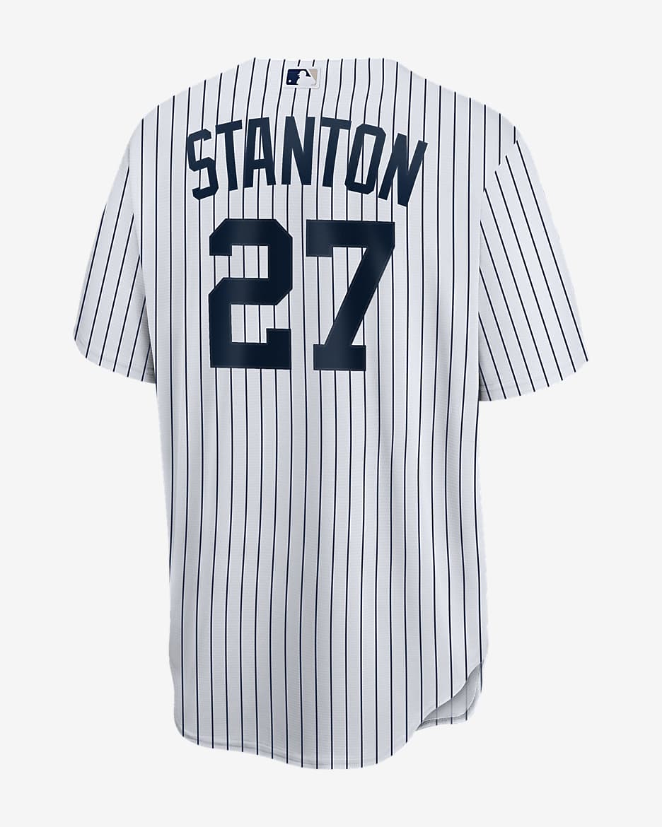 MLB New York Yankees (Giancarlo Stanton) Men's Replica Baseball Jersey - White