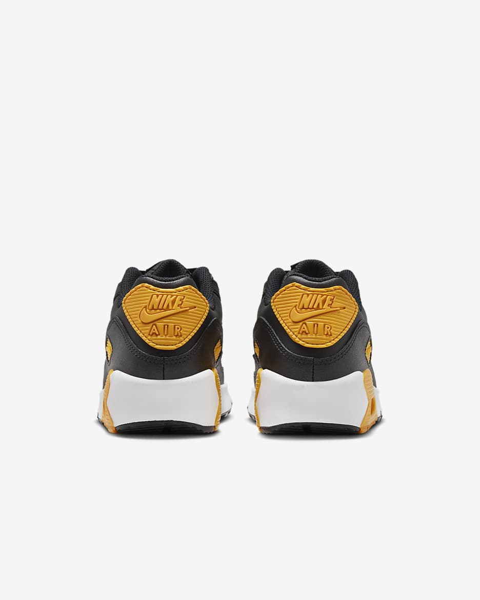 Sko Nike Air Max 90 för ungdom - Svart/University Gold/Vit