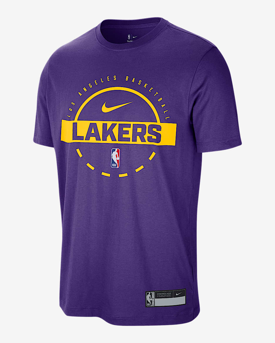 Los Angeles Lakers Authentics Camiseta de entrenamiento Dri-FIT Nike de la NBA - Hombre - Field Purple