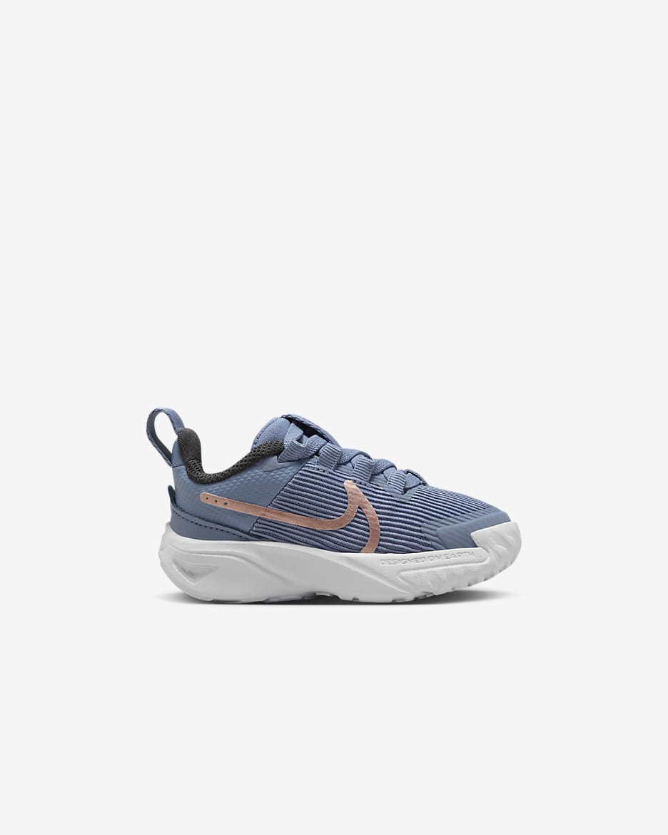 Chaussure Nike Star Runner 4 pour bébé et tout-petit - Ashen Slate/Armory Navy/Pure Platinum/Metallic Red Bronze