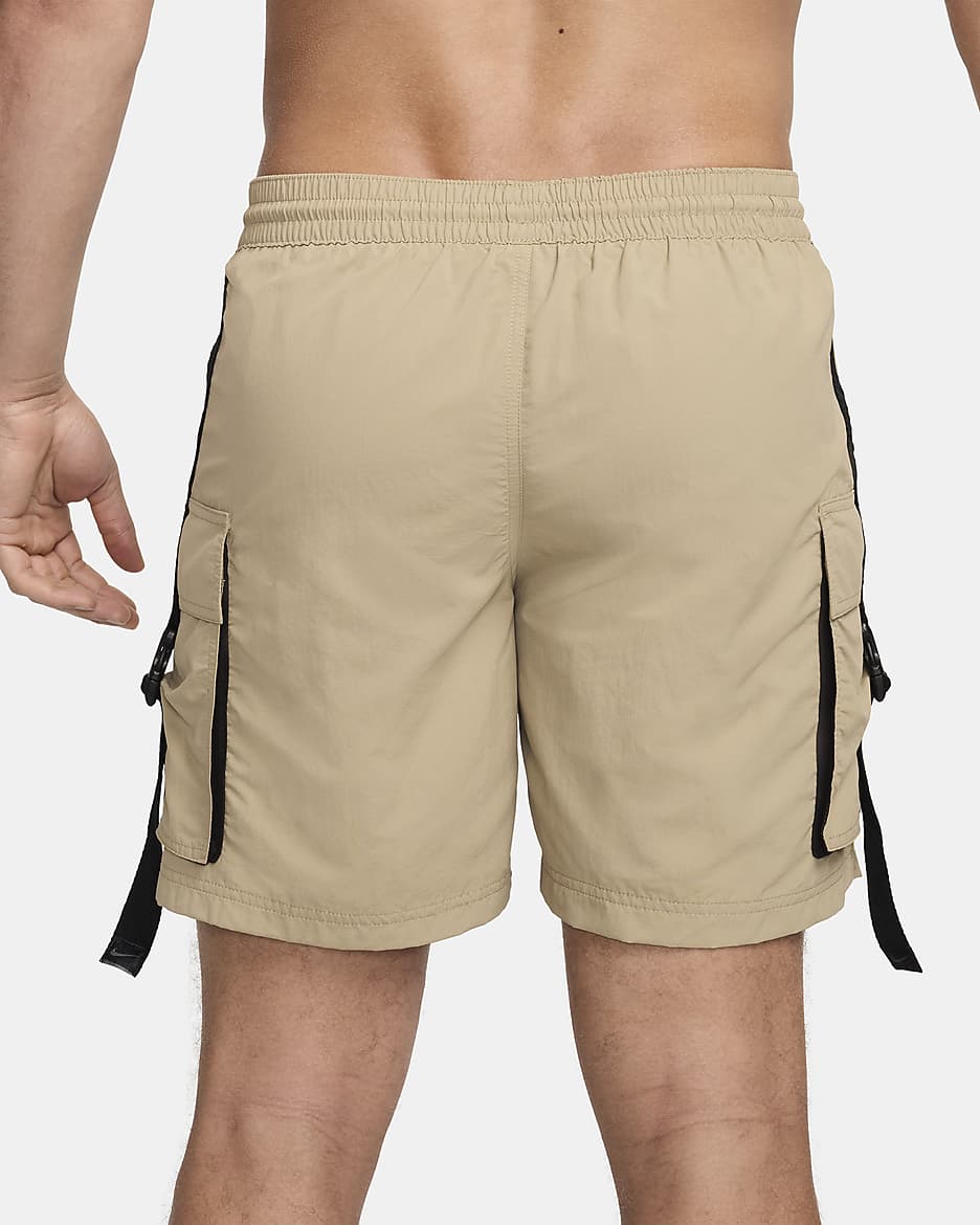 Shorts de vóleibol de 18 cm para hombre Natación Nike - Caqui