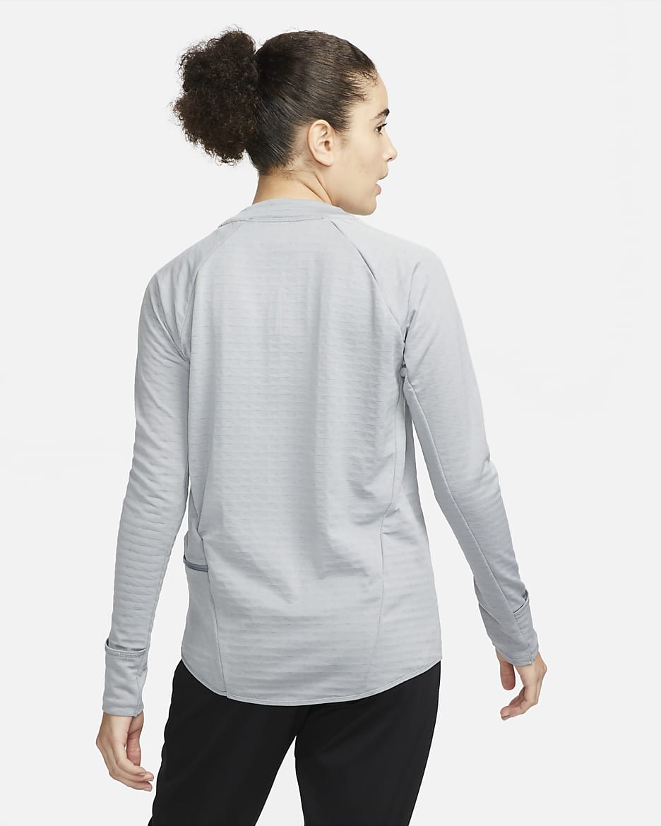 Nike Therma-FIT Element Women's Running Crew - Particle Grey