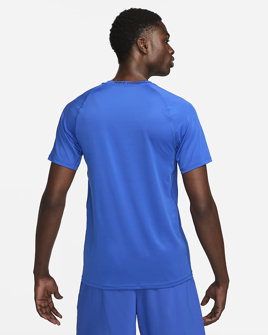 Playera de manga corta Dri-FIT slim para hombre Nike Pro - Royal juego/Negro