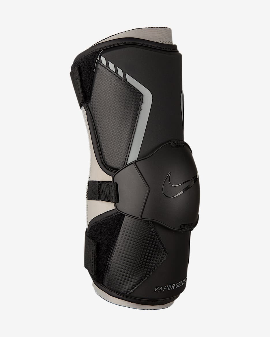 Protección de brazo de lacrosse para hombre Nike Vapor Select - Negro