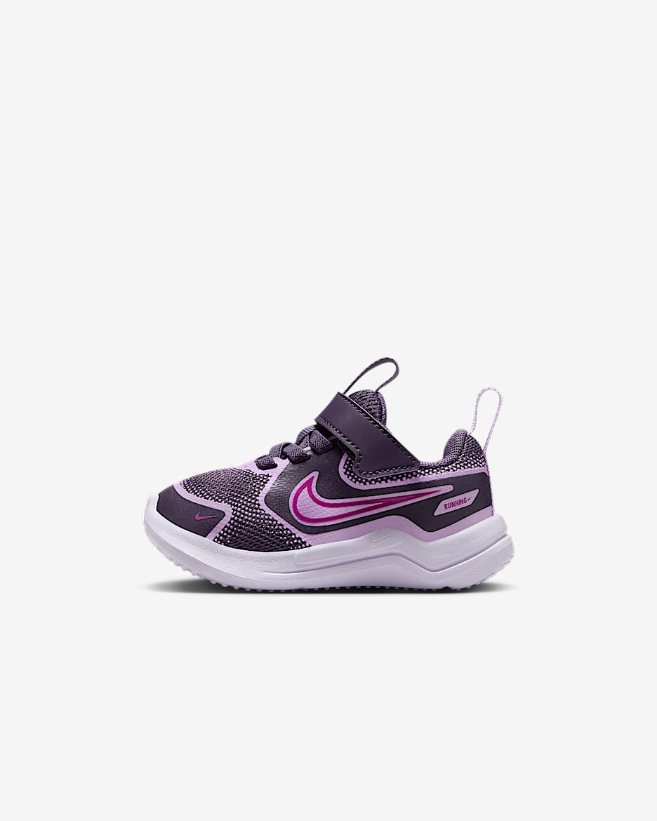 Nike Cosmic Runner Baby/Toddler Shoes - Dark Raisin/Hydrangeas/White/Hot Fuchsia