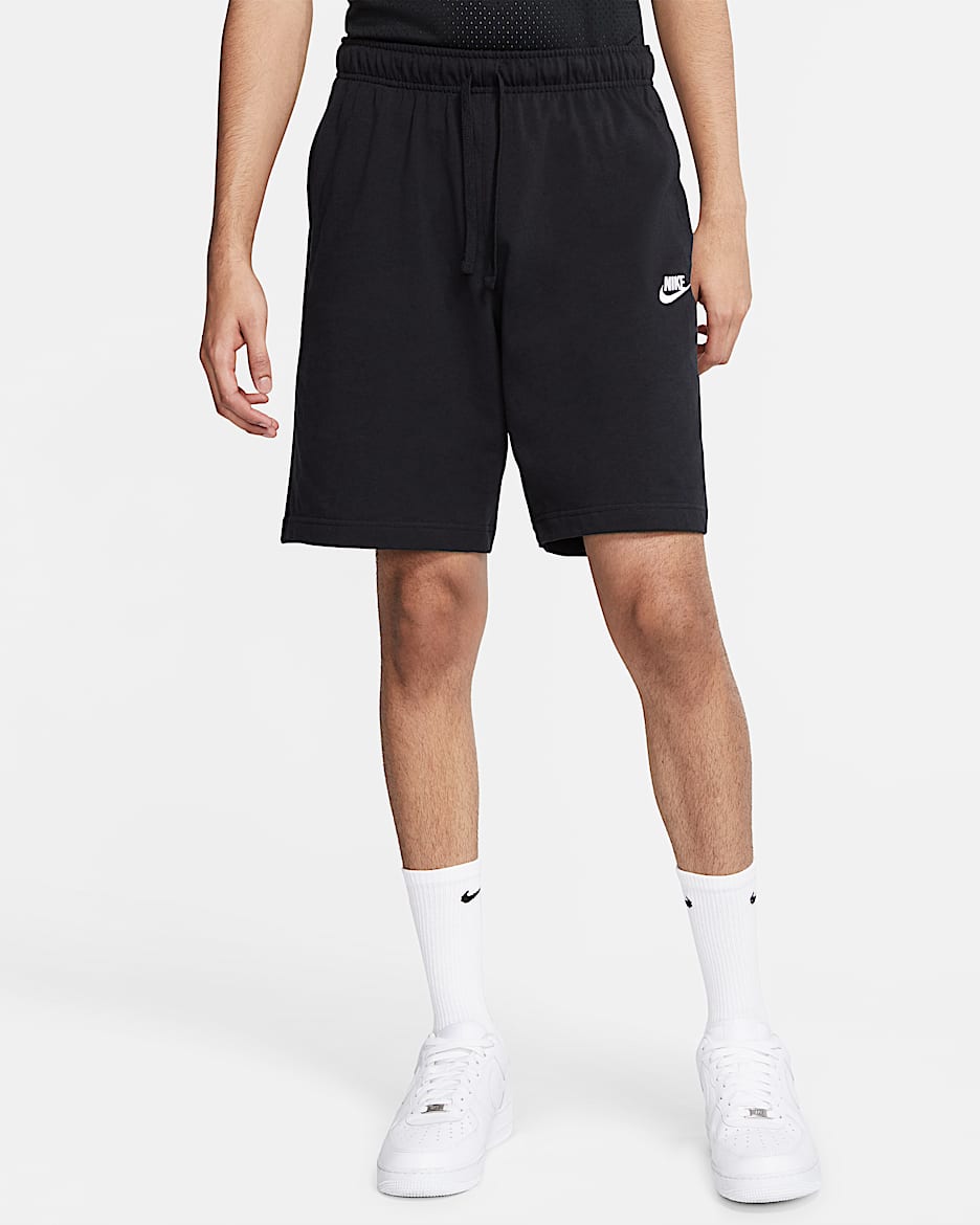 Nike Sportswear Club Men's Stretch Shorts - Black/White