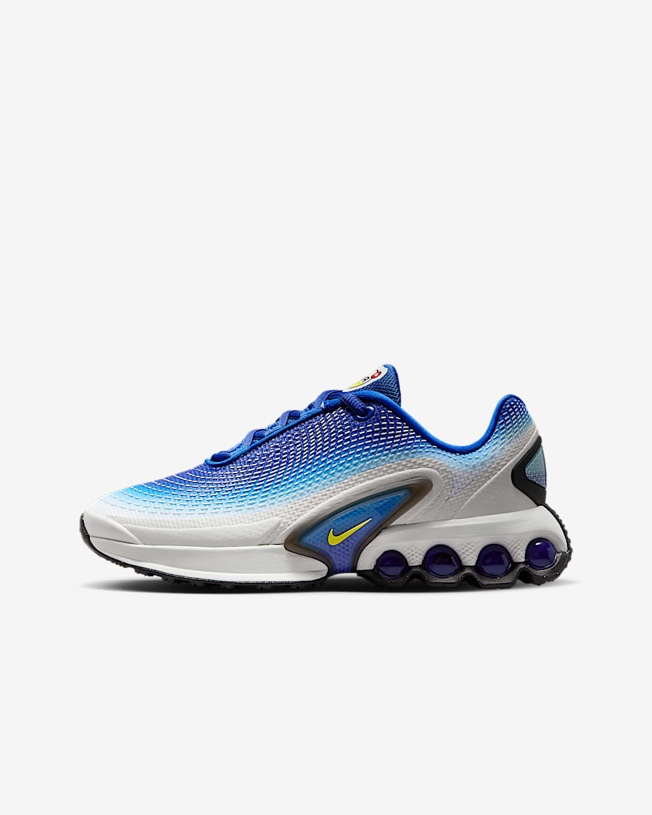 Nike Air Max Dn Schuhe für ältere Kinder - Racer Blue/Blue Fury/Schwarz/Vibrant Yellow