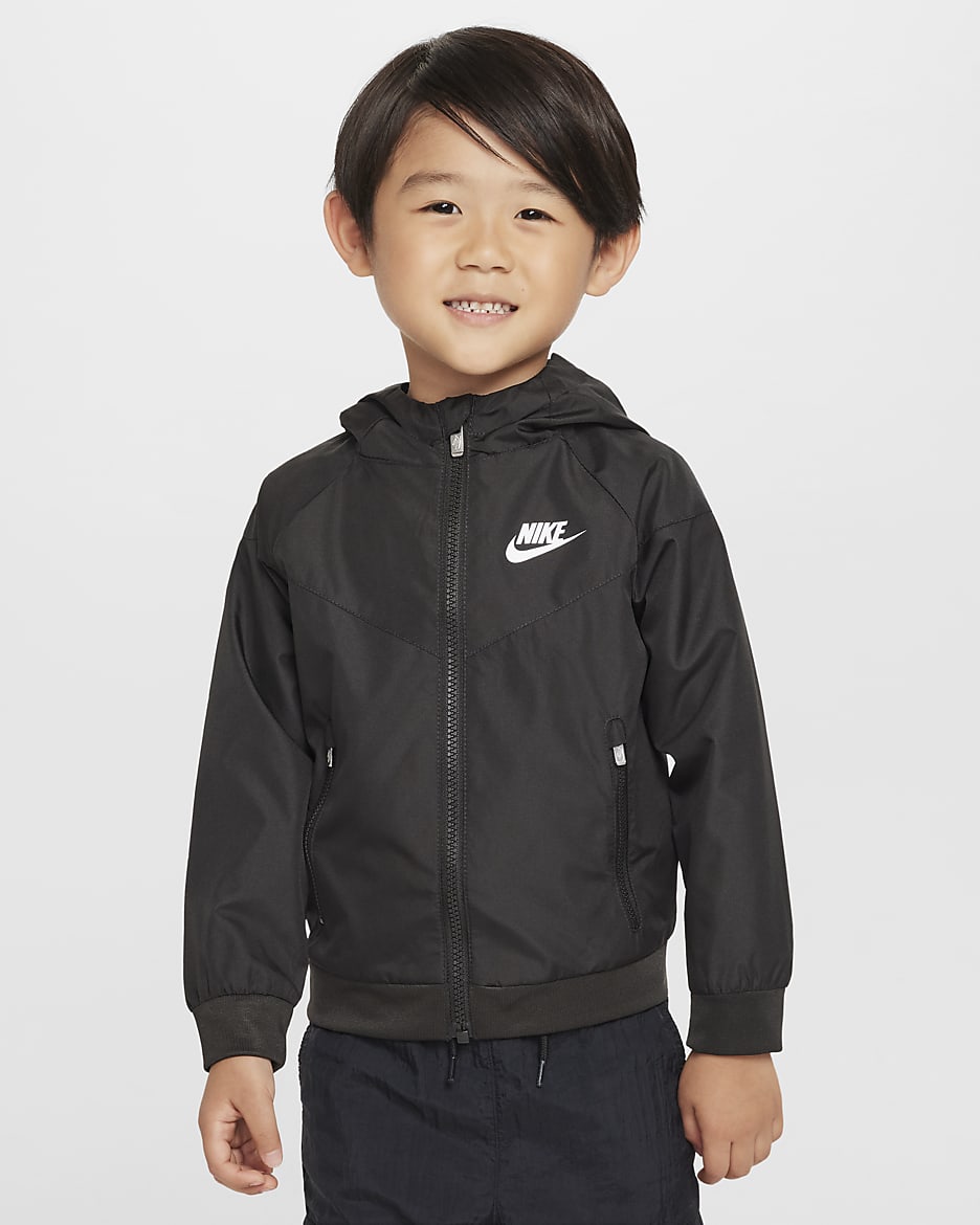 Nike Sportswear Windrunner Toddler Full-Zip Jacket - Black