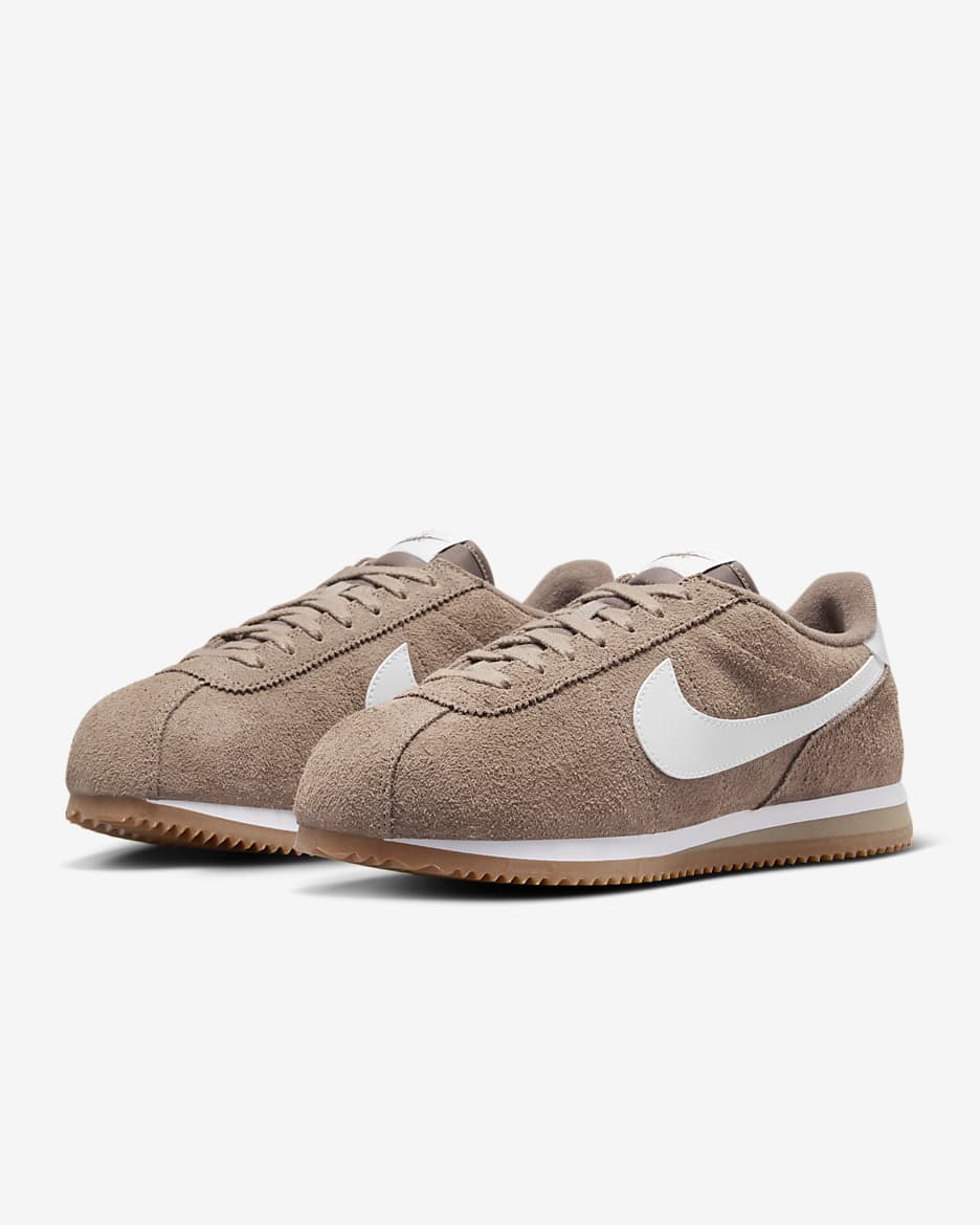 Chaussure Nike Cortez Vintage Suede pour femme - Mink Brown/Gum Medium Brown/Blanc