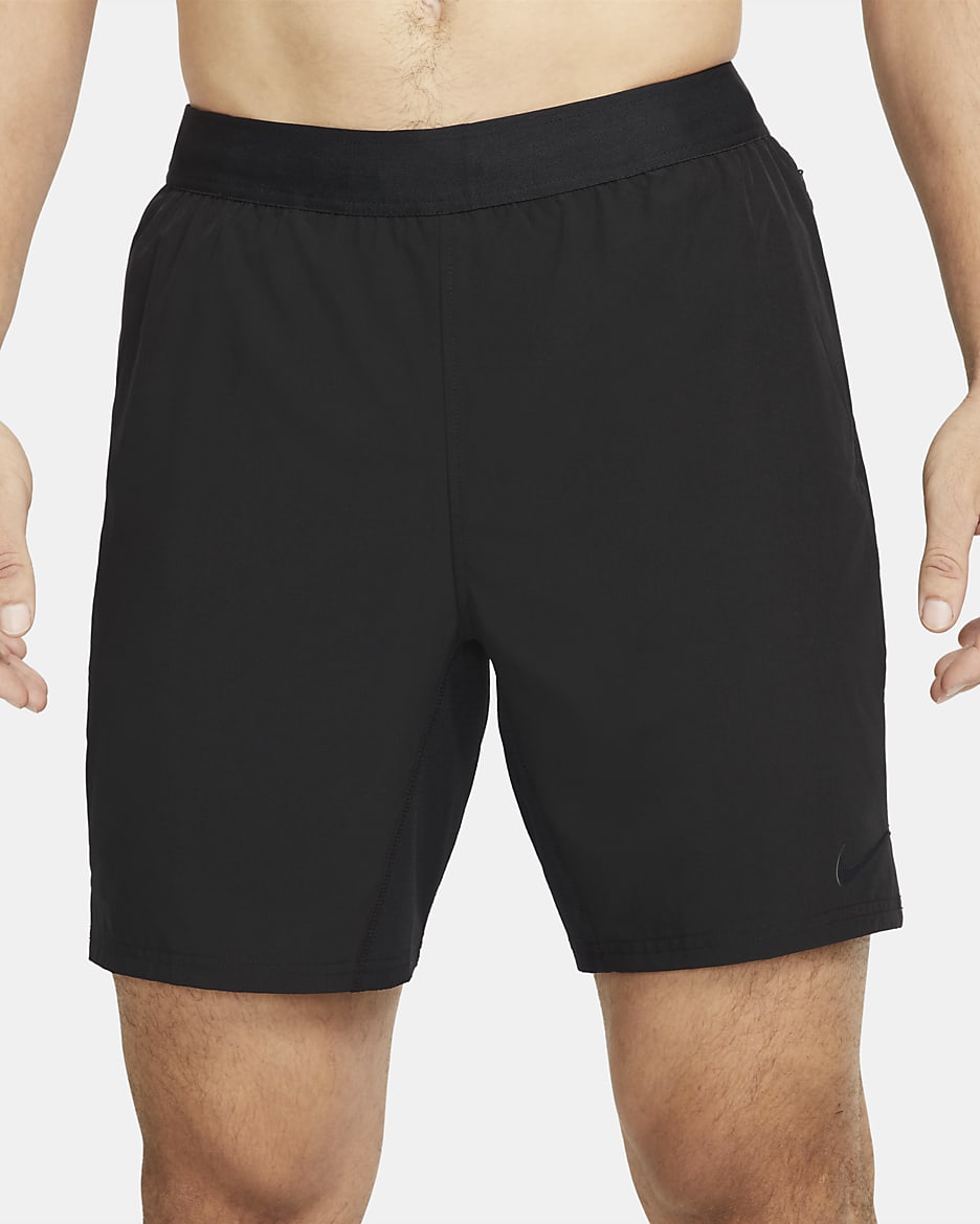 Calções de banho de 18 cm Volley Nike Fusion para homem - Preto/Preto