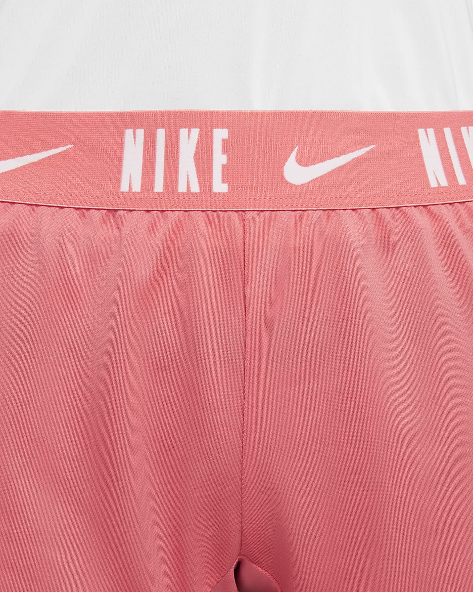 Nike Dri-FIT Trophy Older Kids' (Girls') 15cm (approx.) Training Shorts - Pink Salt/Pink Salt/White