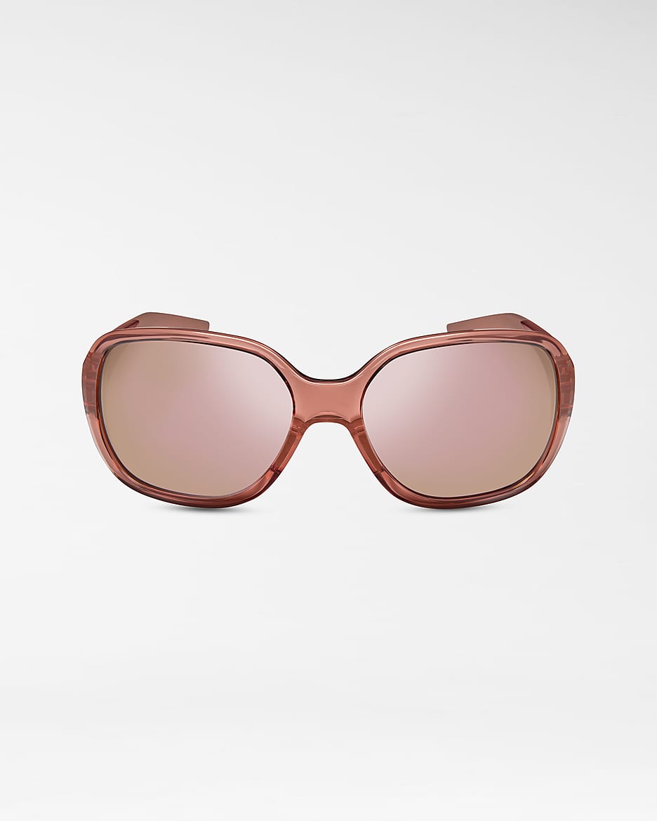 Nike Audacious Mirrored Sunglasses - Fossil Rose/Rose Gold