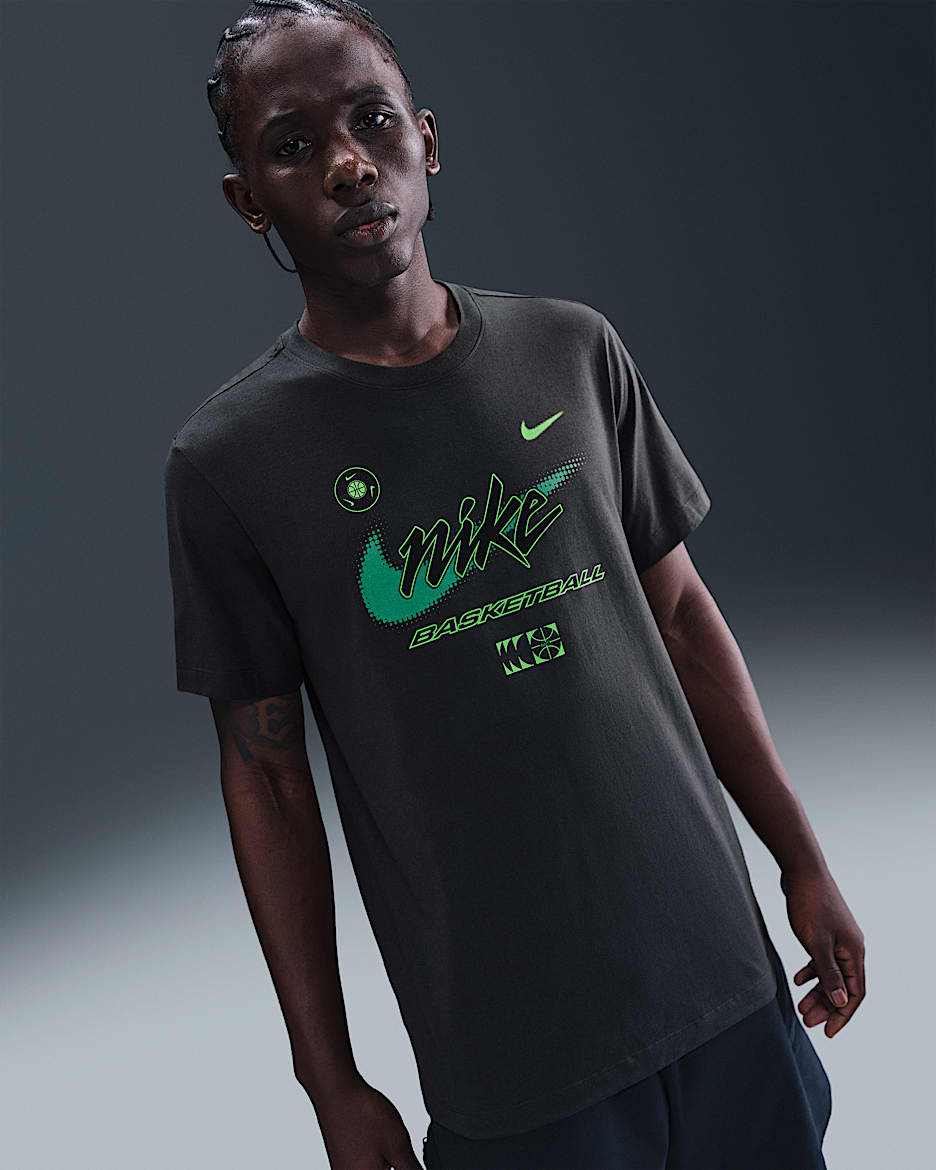 Nike Men's Basketball T-Shirt - Anthracite