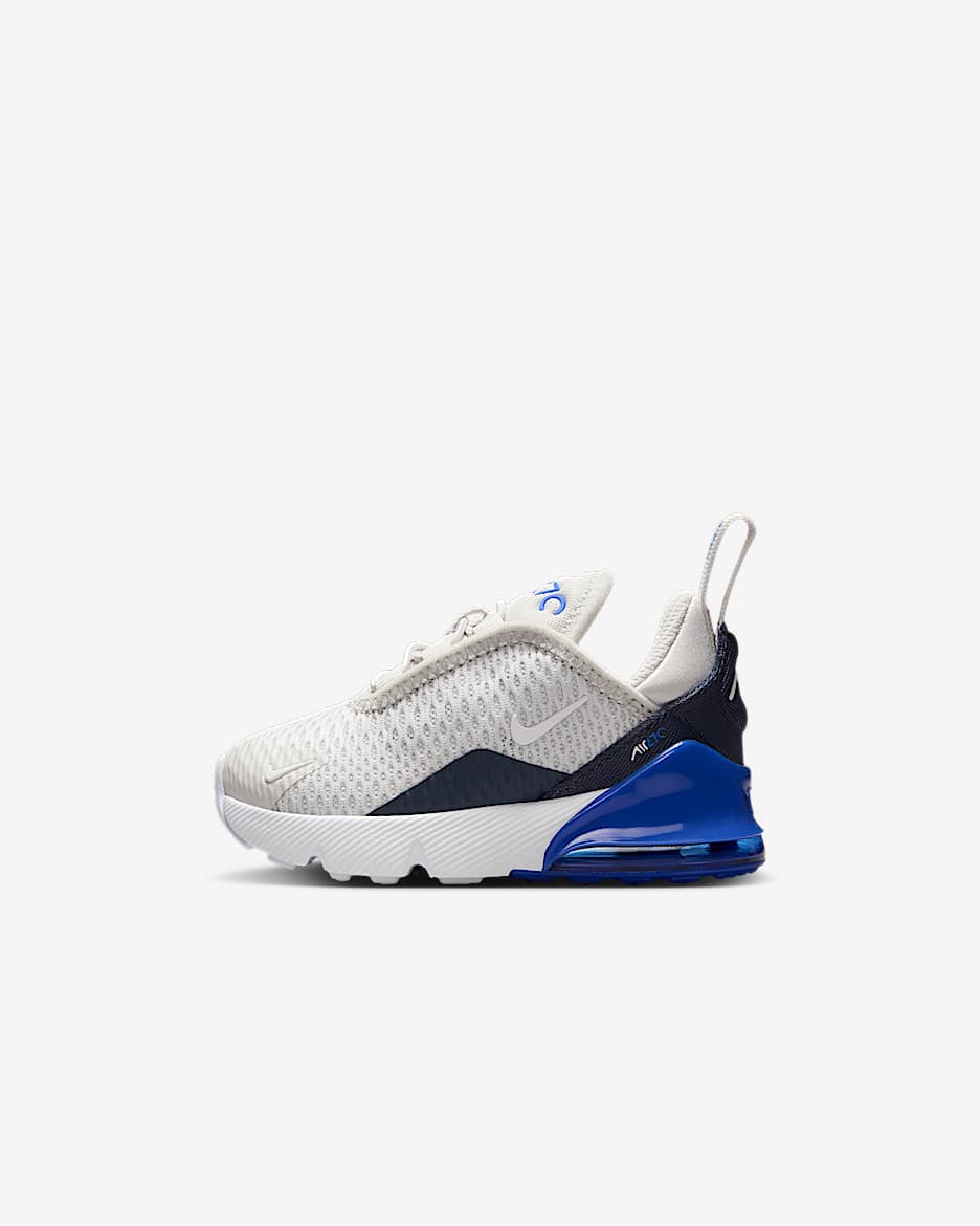 Nike Air Max 270 Baby & Toddler Shoe - Vast Grey/Hyper Royal/Thunder Blue/White
