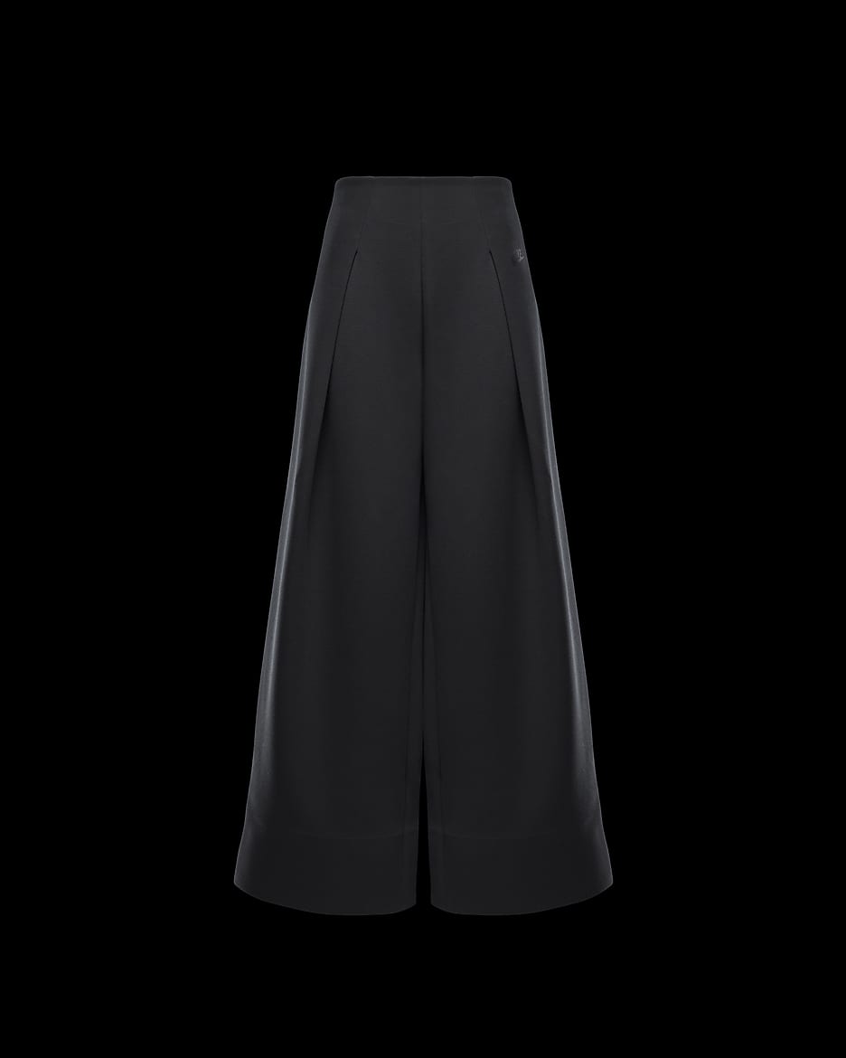 Pantalon plissé à taille haute Nike Sportswear Tech Fleece pour femme - Noir/Noir