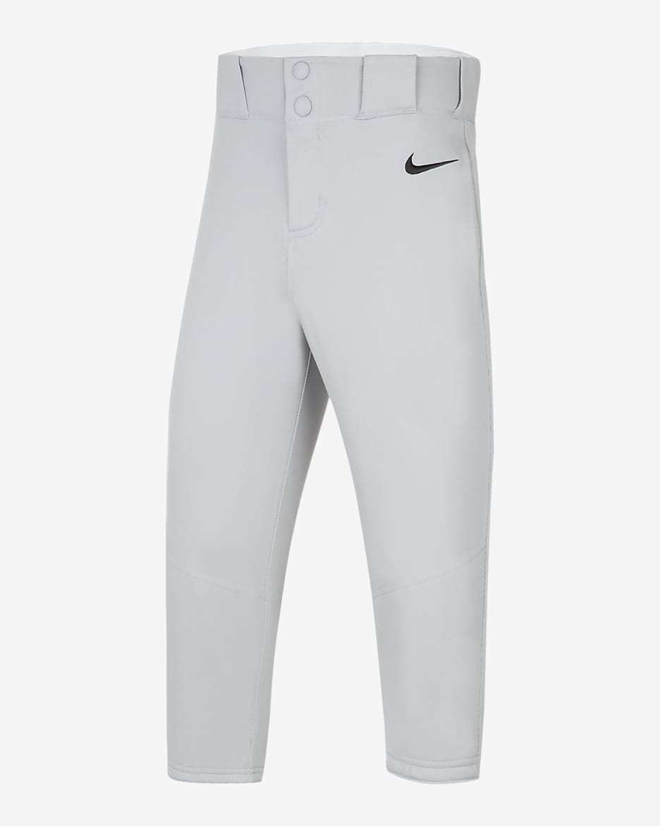 Pants de softball para niña talla grande Nike Vapor Select 2 - Gris lobo/Negro