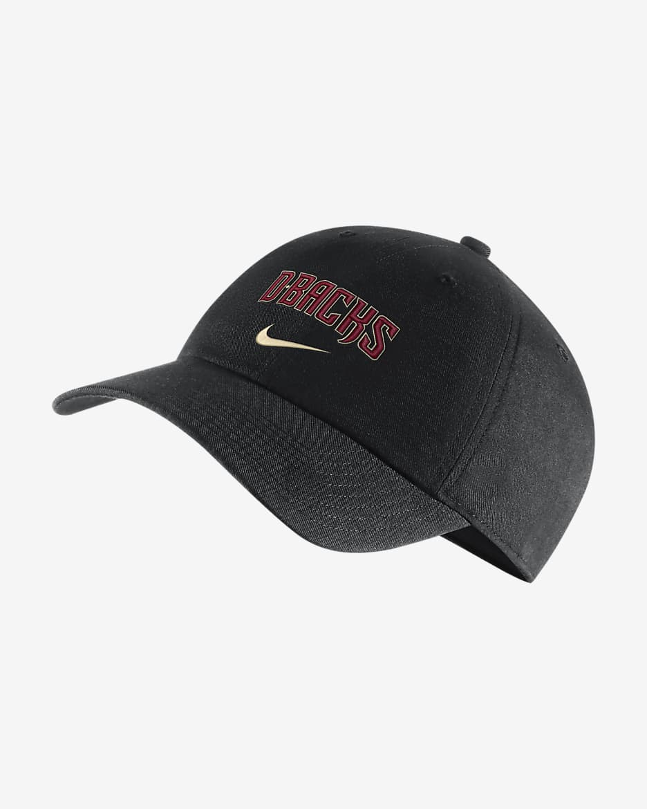 Nike Heritage86 Swoosh (MLB Arizona Diamondbacks) Adjustable Hat - Black
