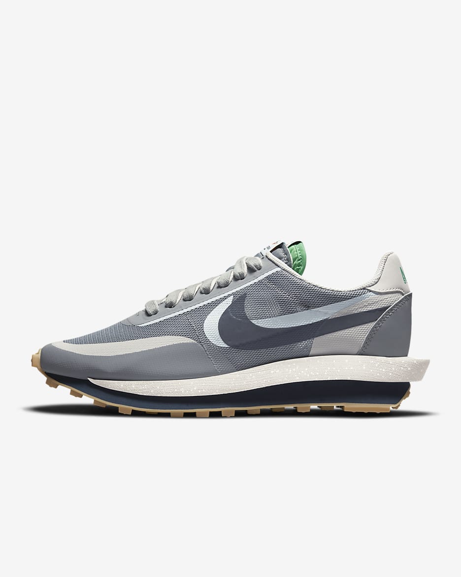 Calzado Nike LDWaffle x sacai x CLOT - Gris azulado/Gris neutro/Azul chambray/Obsidiana