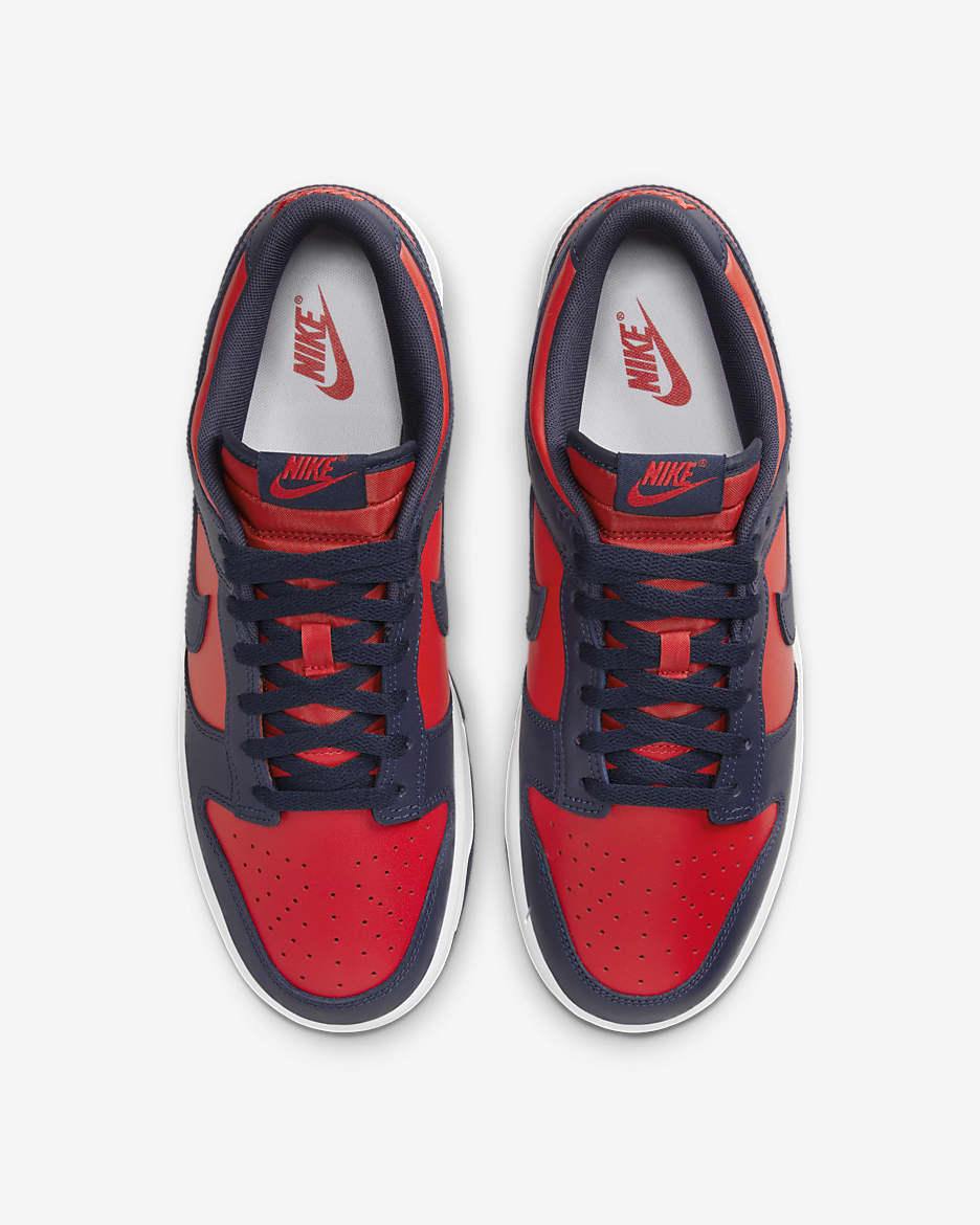 รองเท้าผู้ชาย Nike Dunk Low Retro - University Red/ขาว/Obsidian