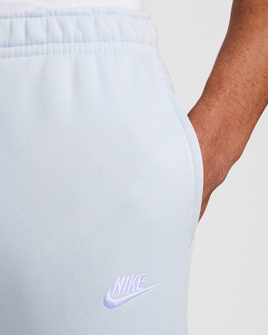 Nike Sportswear Club Fleece Joggers - Pure Platinum/Pure Platinum/White