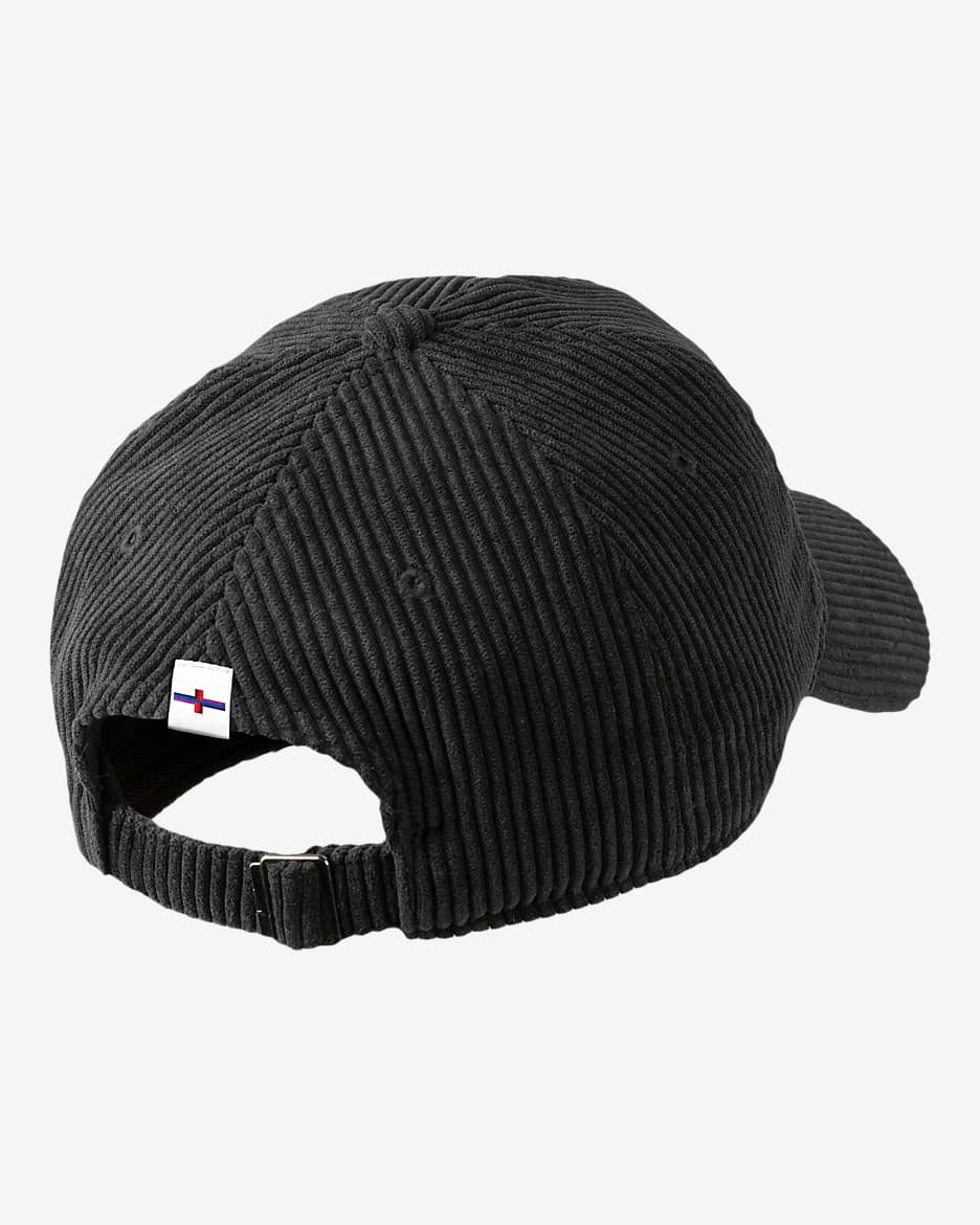 England Nike Soccer Corduroy Cap - Black