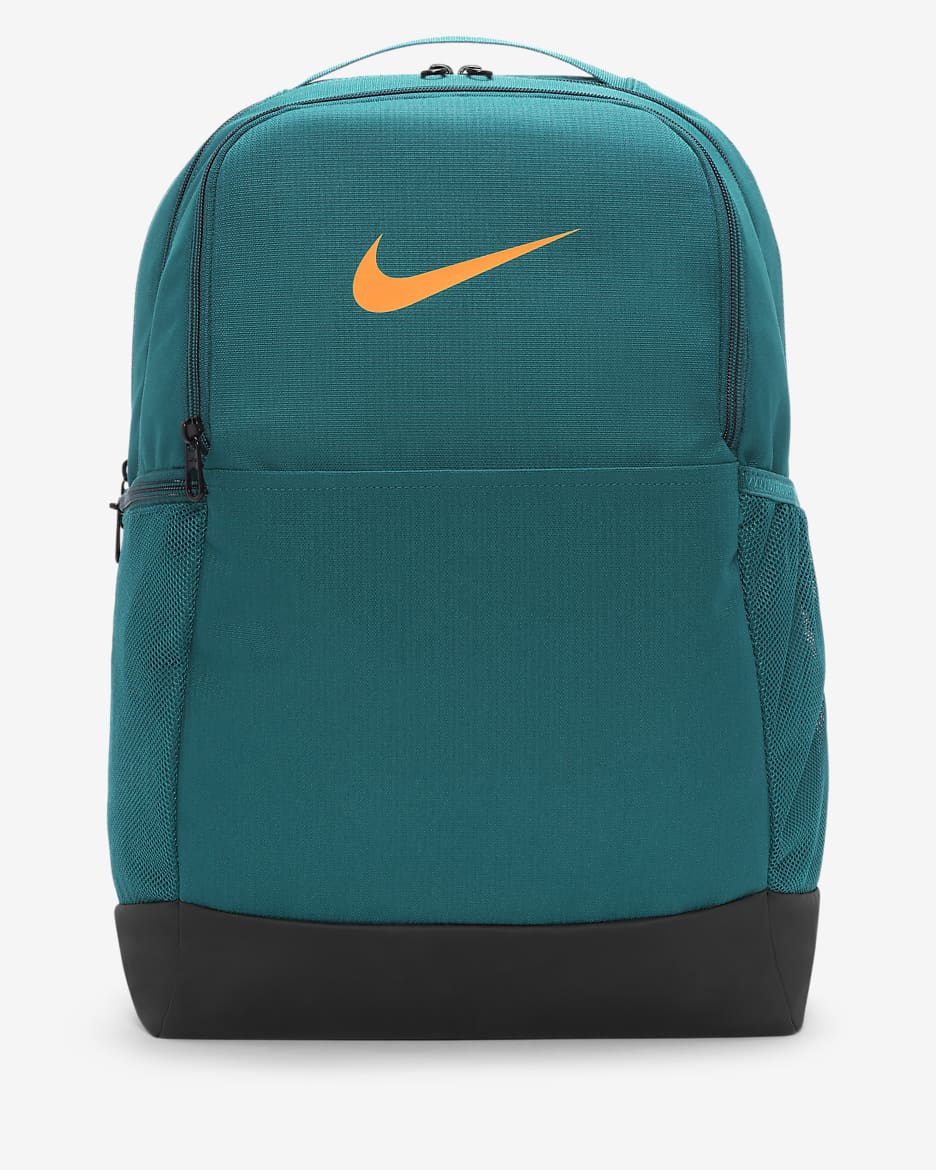 Nike Brasilia 9.5 Training Backpack (Medium, 24L) - Geode Teal/Black/Sundial