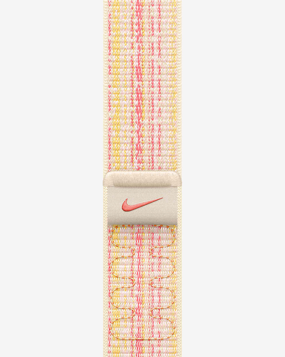 Starlight/Pink de 41 mm Corretja Nike Sport Loop - Starlight/Rosa