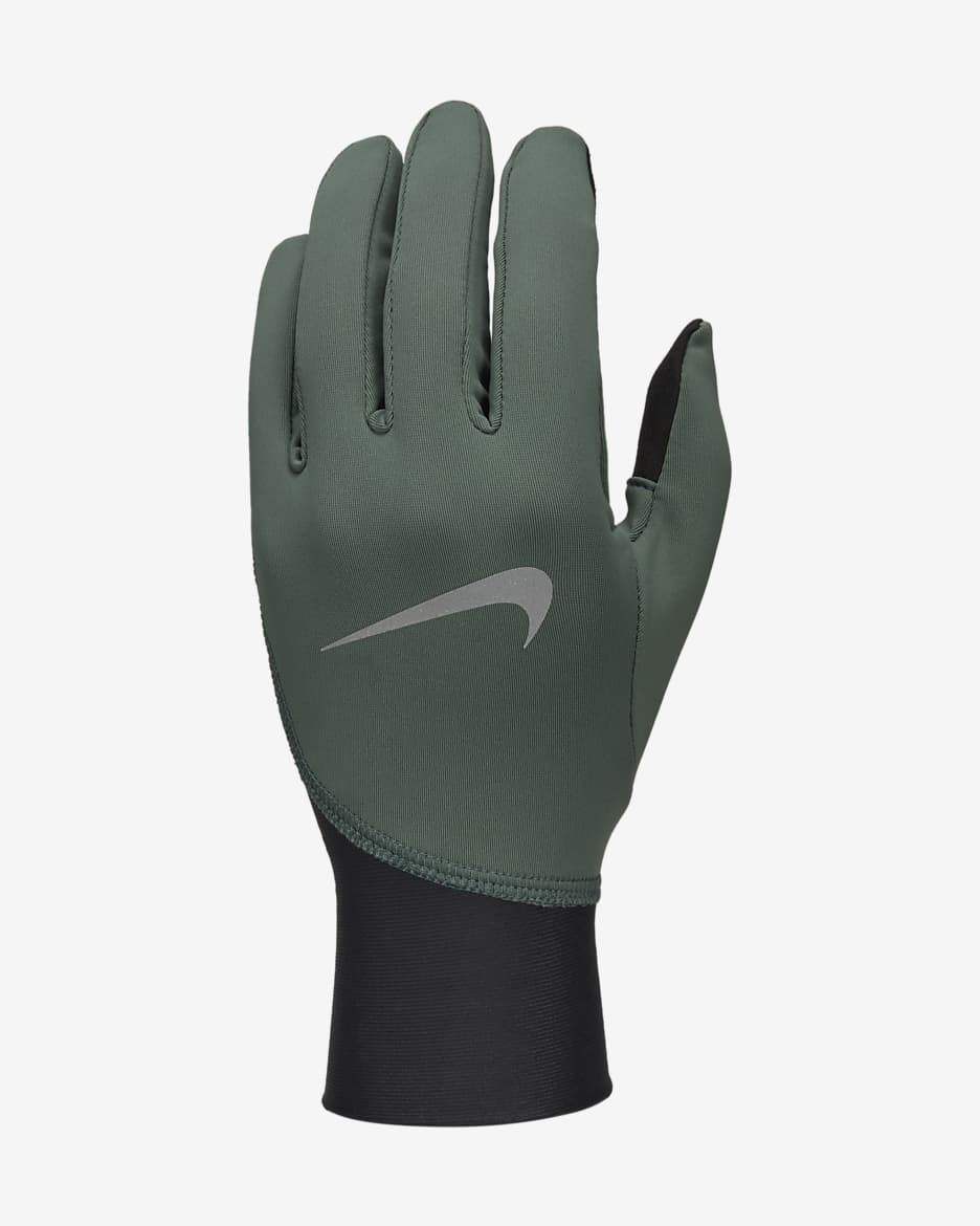 Guantes de correr Therma-FIT de densidad media para hombre Nike Pacer - Verde