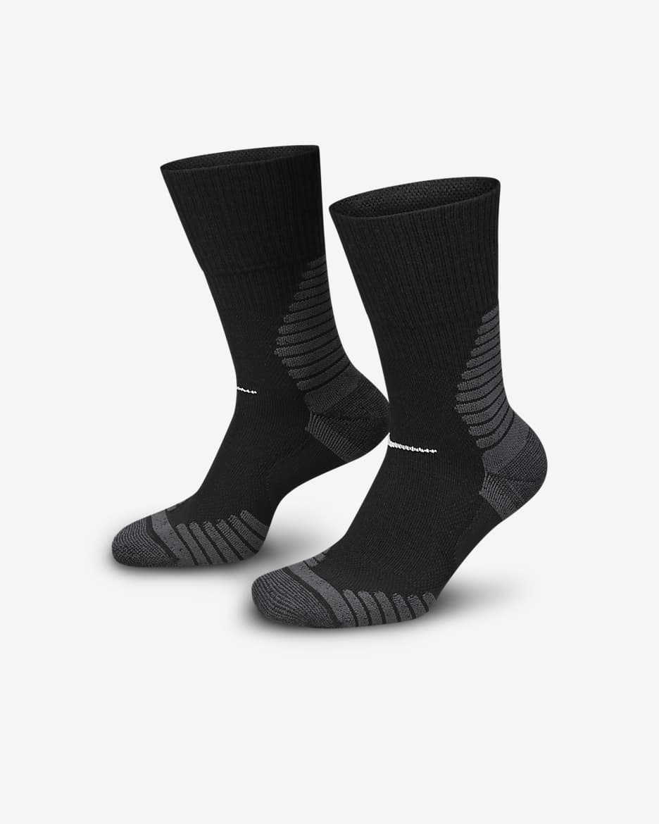 Nike Outdoor Cushioned Crew Socks - Black/Anthracite/Smoke Grey