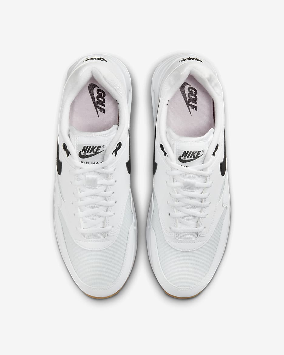 Nike Air Max 1 '86 OG G Men's Golf Shoes - White/Gum Medium Brown/Black