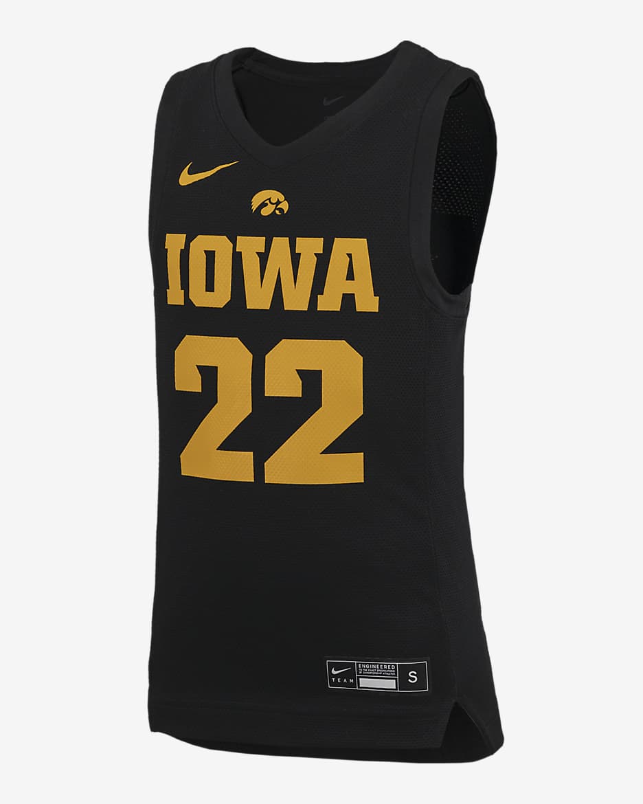 Caitlin Clark Iowa Bid Kids' Nike College Basketball Replica Jersey - Black