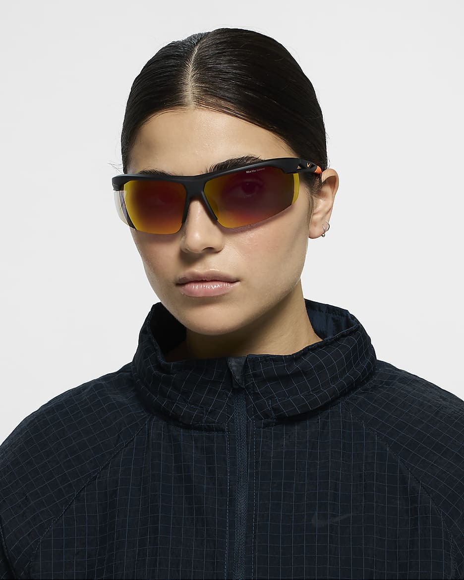 Nike Windtrack Road Tint Sunglasses - Black/Orange