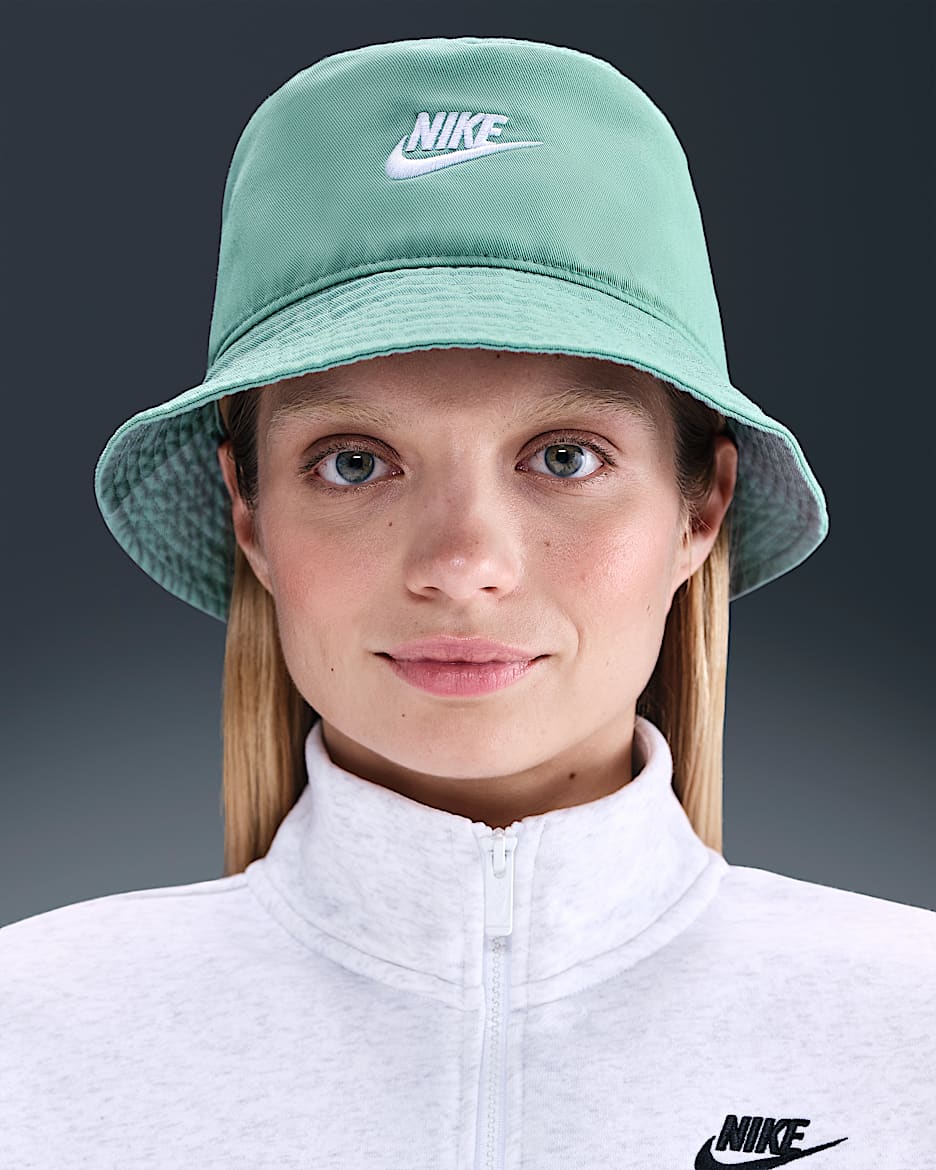 Nike Apex Futura vasket bøttehatt - Cannon/Hvit