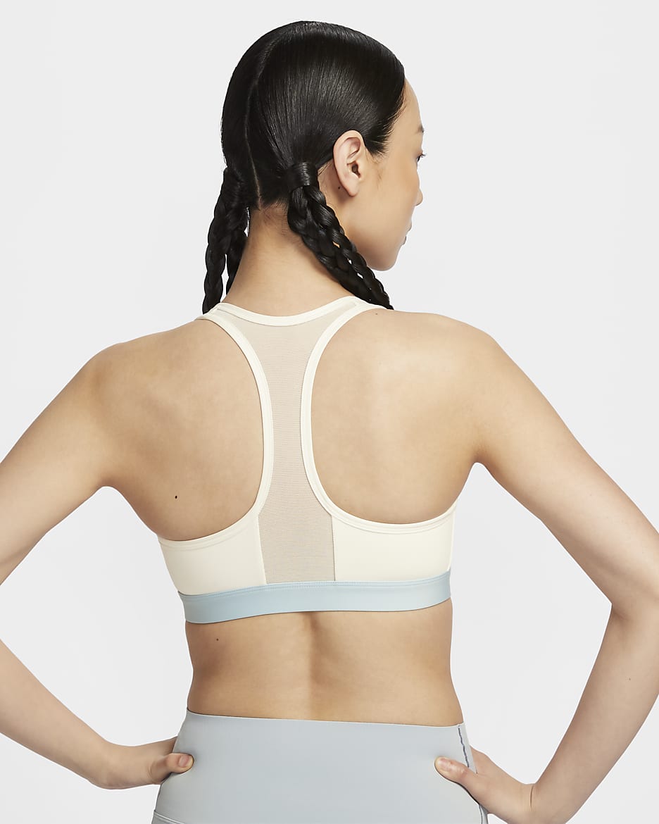 Nike Swoosh Women's Medium-Support Padded Zip-Front Sports Bra. Nike IN