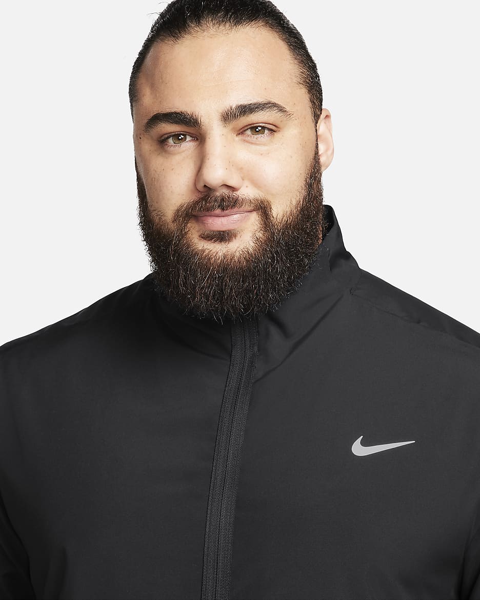 Nike Form vielseitige Dri-FIT Jacke für Herren - Schwarz