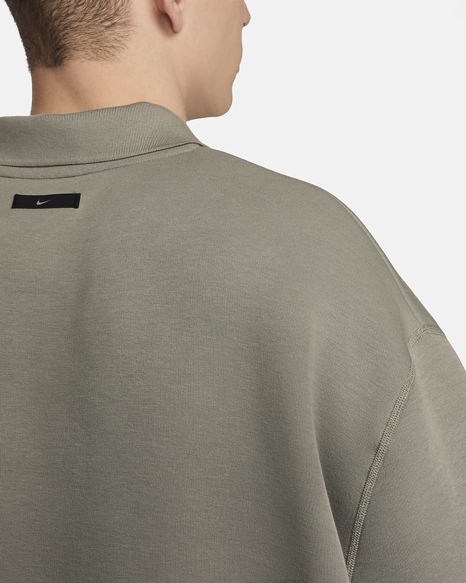 Nike Tech Fleece Re-imagined Men's Polo - Dark Stucco