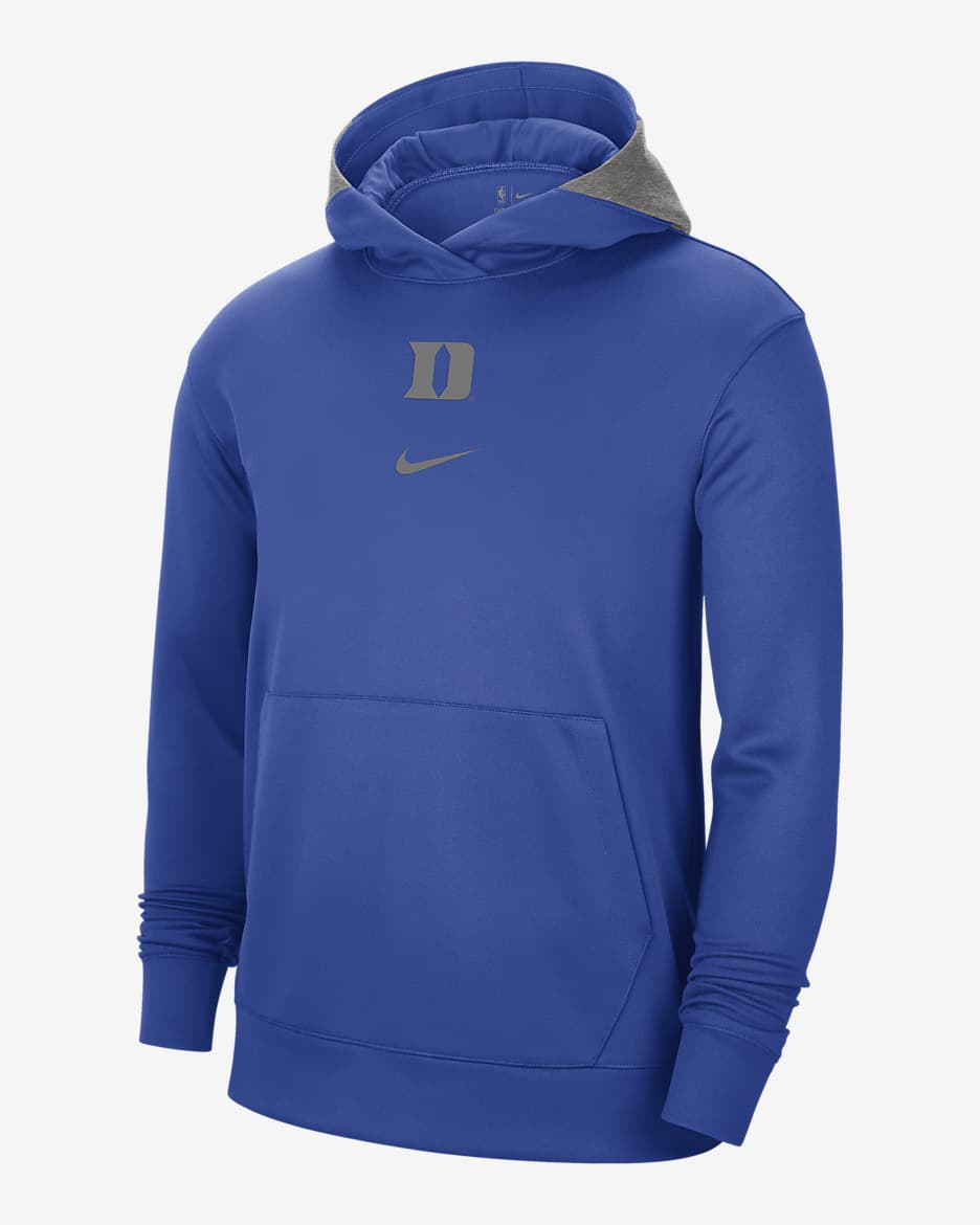 Nike College Dri-FIT Spotlight (Duke) Men's Hoodie - Game Royal/Dark Grey Heather/Dark Steel Grey