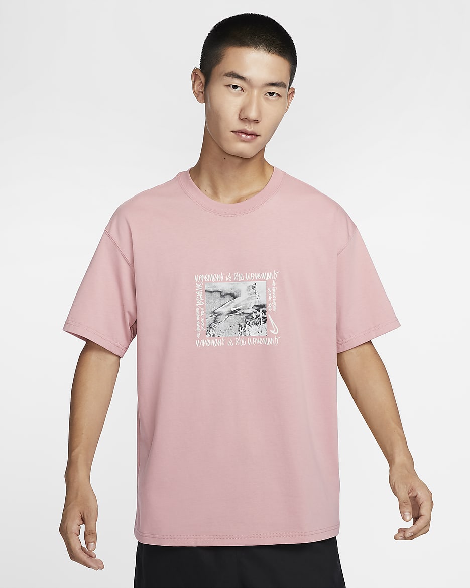 Nike Sportswear Men's T-Shirt - Rust Pink