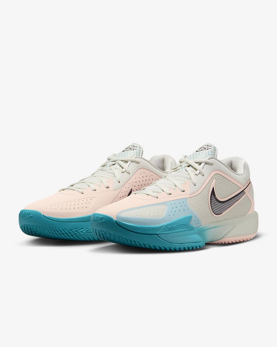 Nike G.T. Cut Cross Basketball Shoes - Sea Glass/Dusty Cactus/Black/Crimson Tint