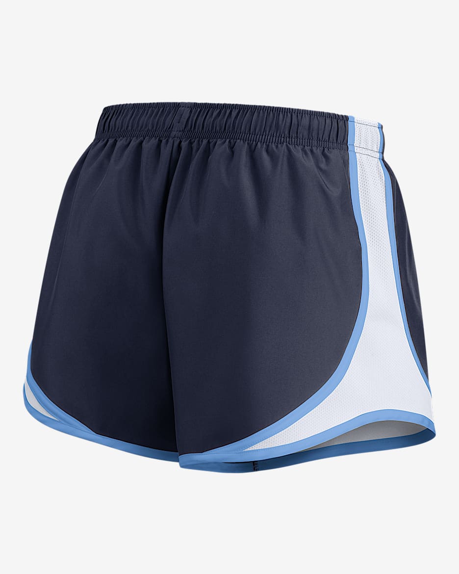North Carolina Tar Heels Spring Break Tempo Women's Nike College Shorts - Navy