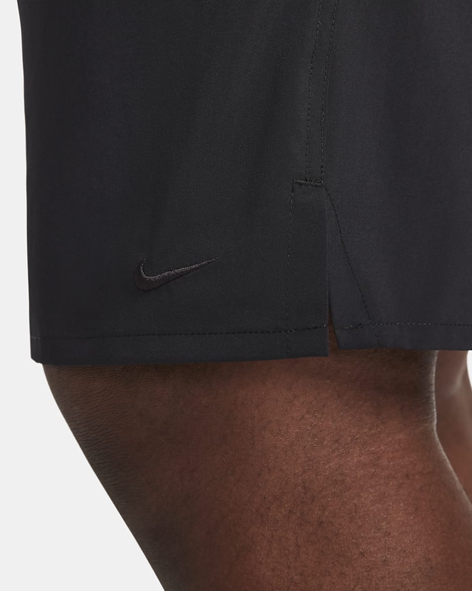 Shorts versatili Dri-FIT non foderati 18 cm Nike Unlimited – Uomo - Nero/Nero/Nero