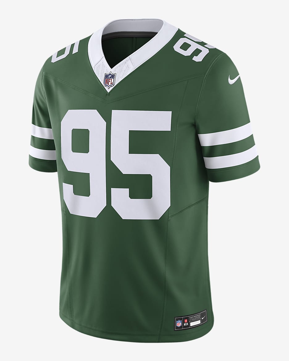 Quinnen Williams New York Jets Men's Nike Dri-FIT NFL Limited Football Jersey - Green