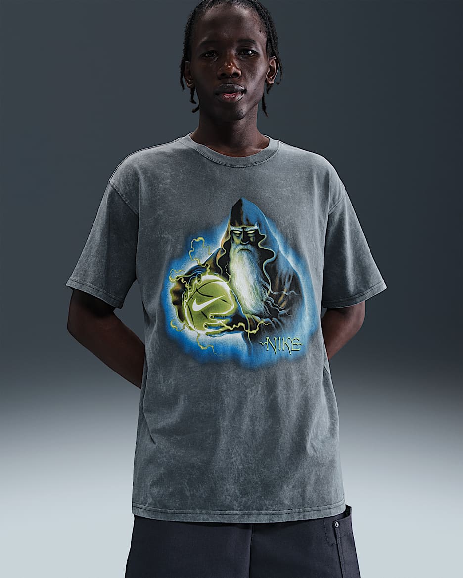 Nike Basketball-T-Shirt (Herren) - Anthracite
