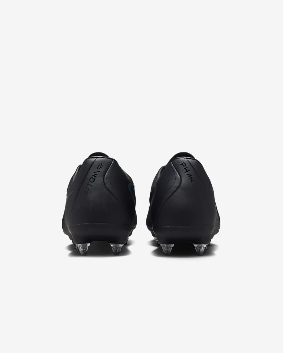 Chaussure de foot à crampons basse pour terrains gras Nike Phantom GX 2 Academy - Noir/Deep Jungle/Noir