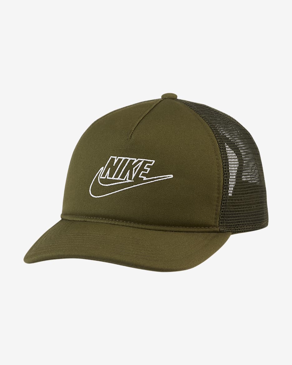 Nike Sportswear Classic 99 Trucker Cap - Rough Green/Sequoia/White