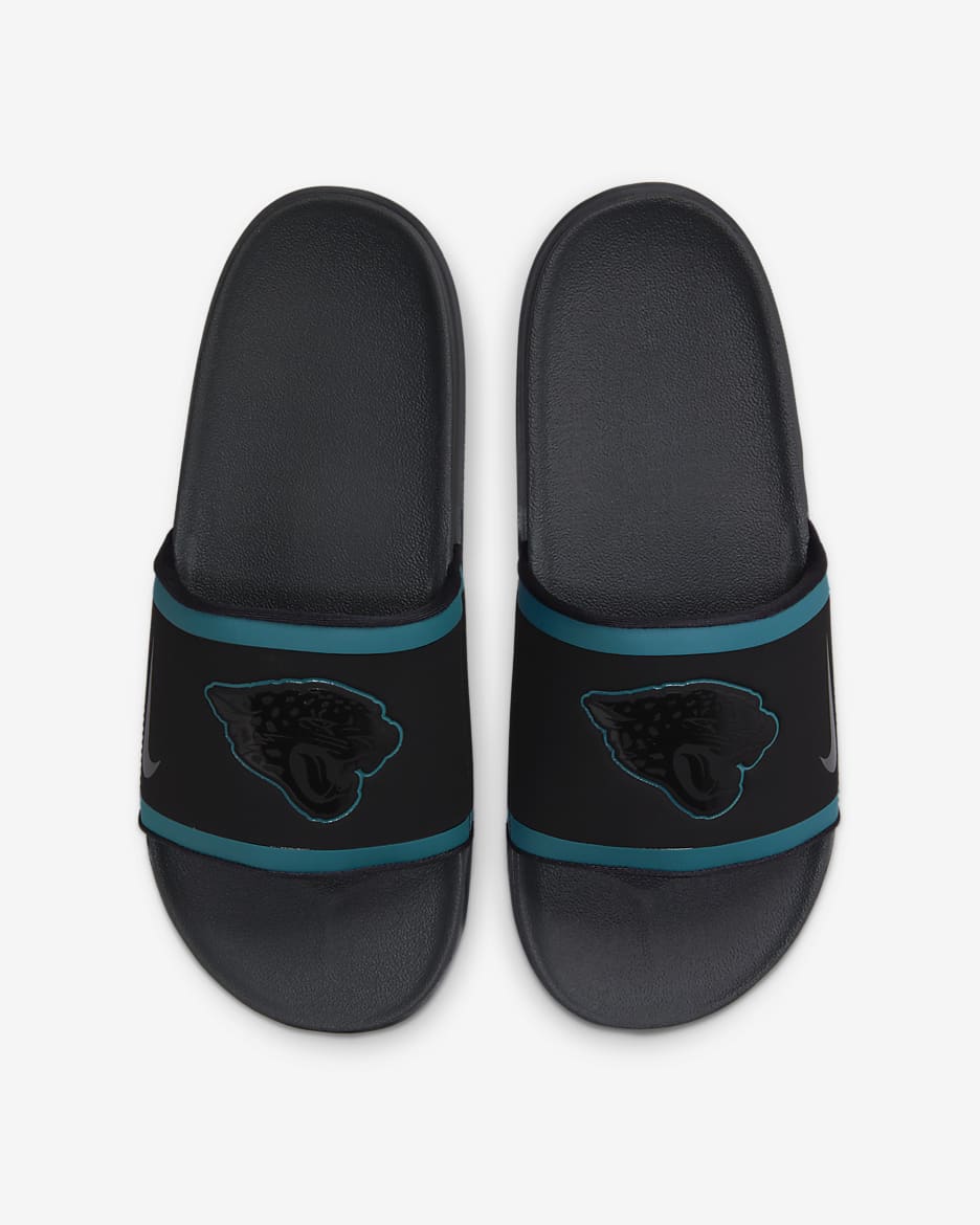 Nike Offcourt (NFL Jacksonville Jaguars) Slide - Black/Blustery/Ochre/Anthracite