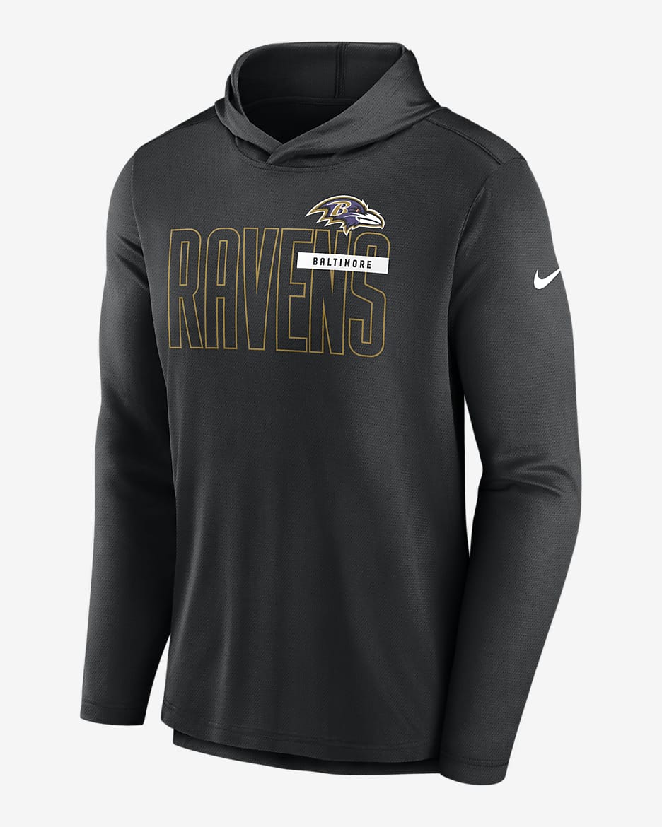 Nike Dri-FIT Perform (NFL Baltimore Ravens) Men's Pullover Hoodie - Black