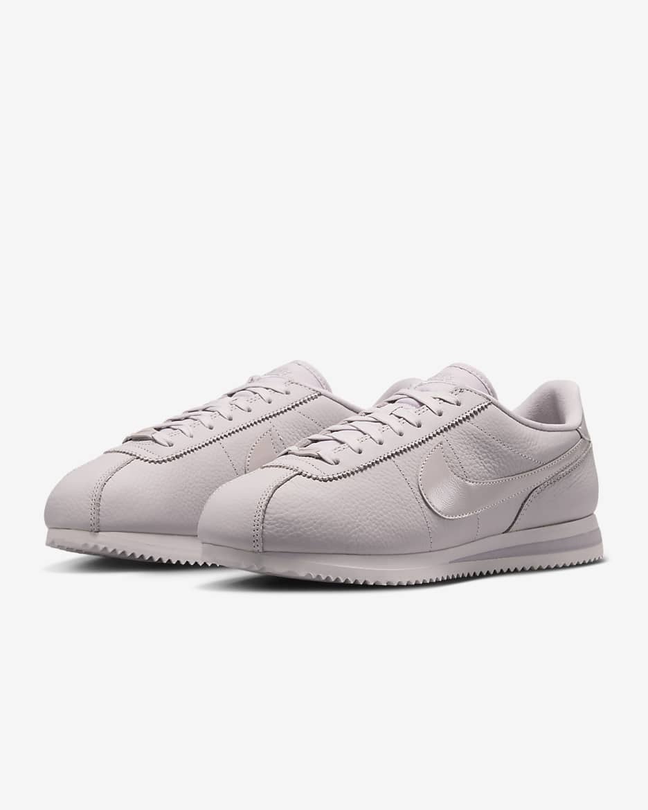 Nike Cortez 23 Premium Leather Shoes - Platinum Violet/Amethyst Ash/Platinum Violet