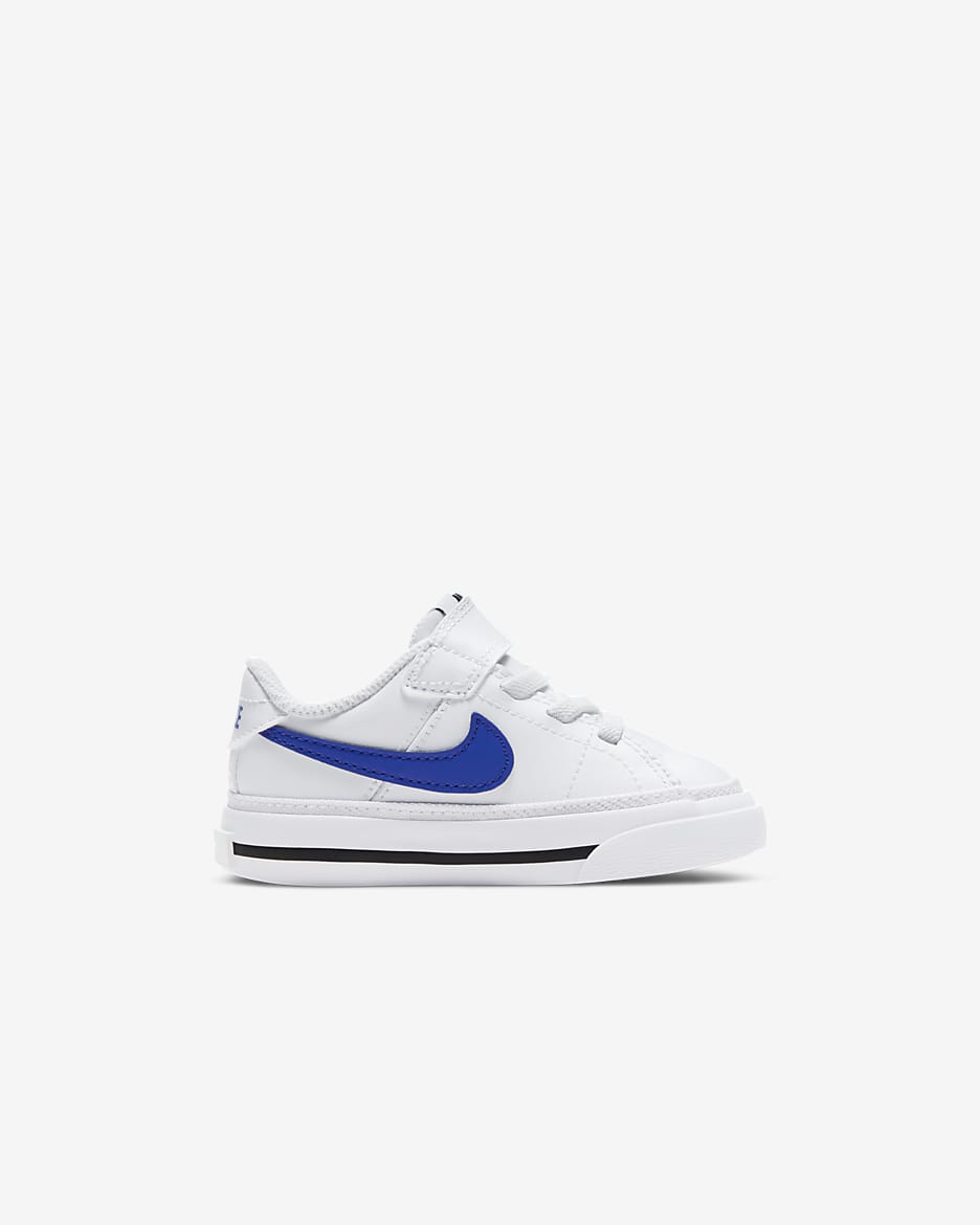 NikeCourt Legacy Baby/Toddler Shoes - White/Black/Game Royal